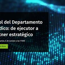 WEBINAR 6 OCTUBRE ORGANIZADO POR LEGISWAY | El rol del Departamento Jurídico: de ejecutor a partner estratégico